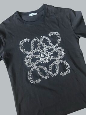 Loewe Anagram Black Shirt Men’s Designer Luxury Tee